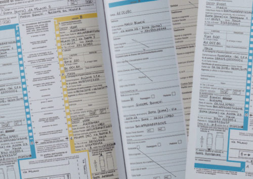 Compilazione corretta della constatazione amichevole CAI in caso di incidente stradale